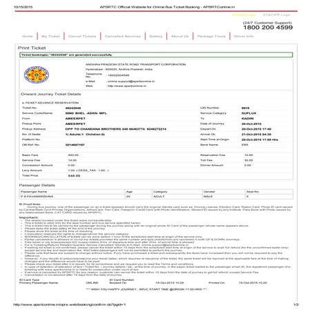 Apsrtc official website for online bus ticket booking   apsrt conline
