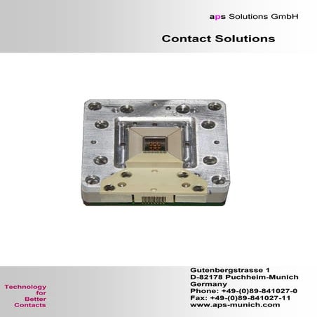 Aps Test Socket Intro