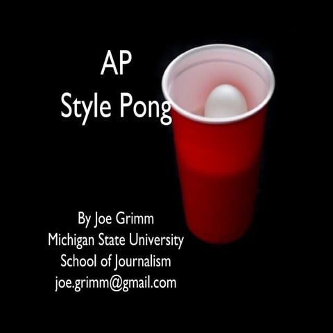 AP style pong