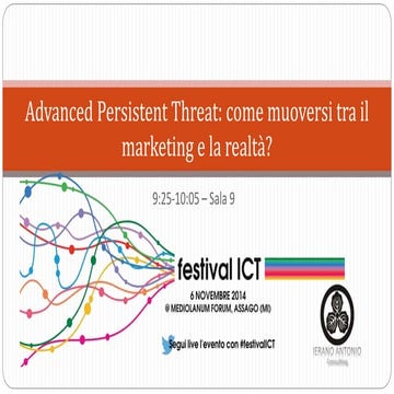 Advanced Persistent Threat: come muoversi tra il marketing e la realtà?