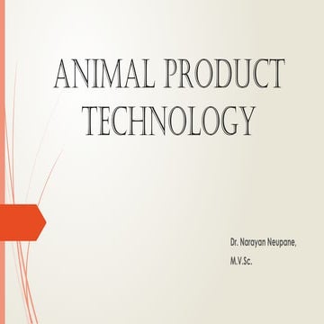 Animal Product Technology and inspection.pptx