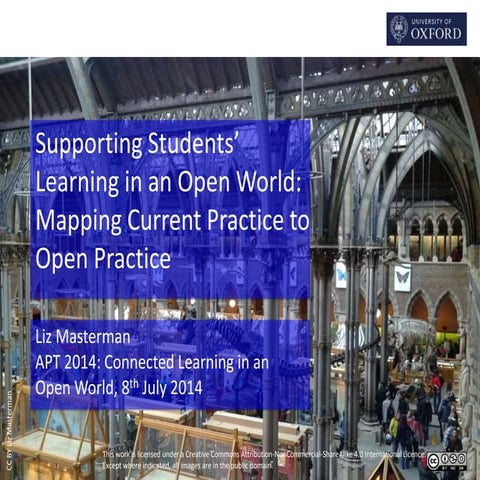 Supporting Students' Learning in an Open World