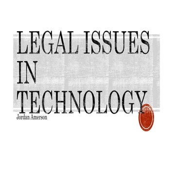 Technology and Communication in Law Enforcement | PPTX