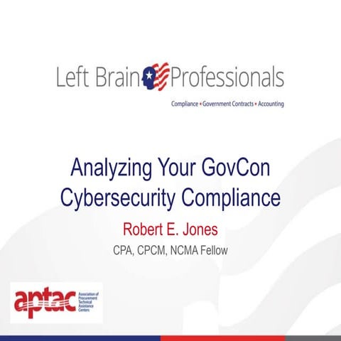 Analyzing Your GovCon Cybersecurity Compliance