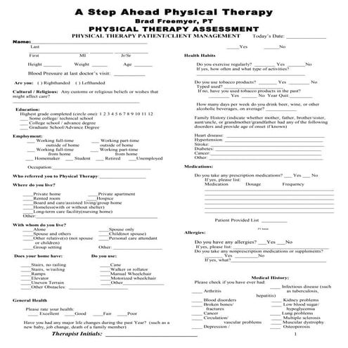 New patient forms | PDF