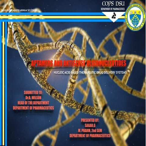 Aptamers and antisense oligonucleotides | PDF