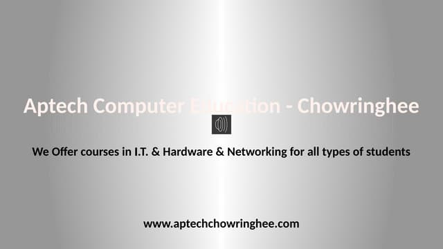 Aptech computer education chowringhee-ccna