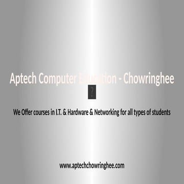The Noted Institute in Kolkata for dotNet Training - Aptech Chowringhee