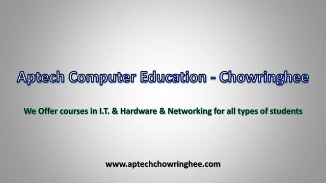  Best Java Course in Kolkata by Aptech computer education