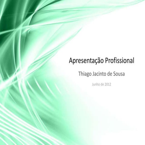 Apresentação Profissional