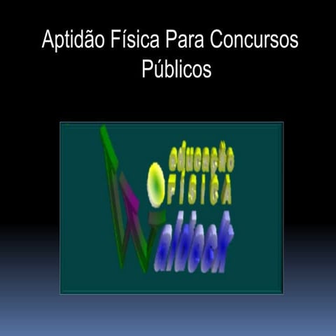 Aptidão física  para concursos