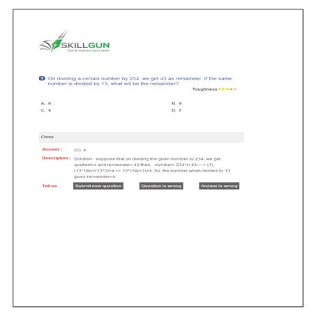 Aptitude Questions and answers