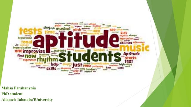Aptitude