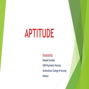 Aptitude