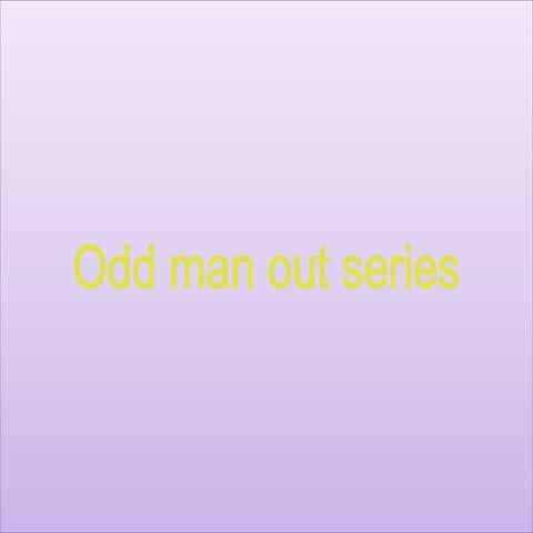 Aptitude preparation odd man out series