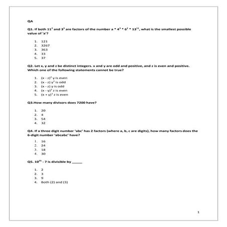 Aptitude question paper