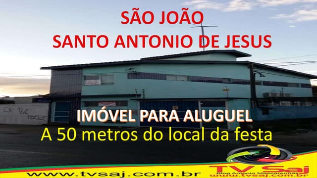 Apartamento para alugar, São João em Santo Antonio de Jesus-BAhia, 22 a 24.06.17
