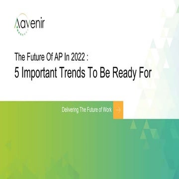 Accounts Payable Trends 2022