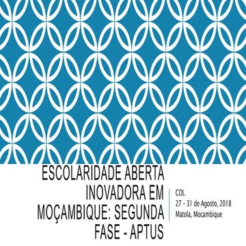 Aptus para escolaridade aberta em mocambique - Fase 2