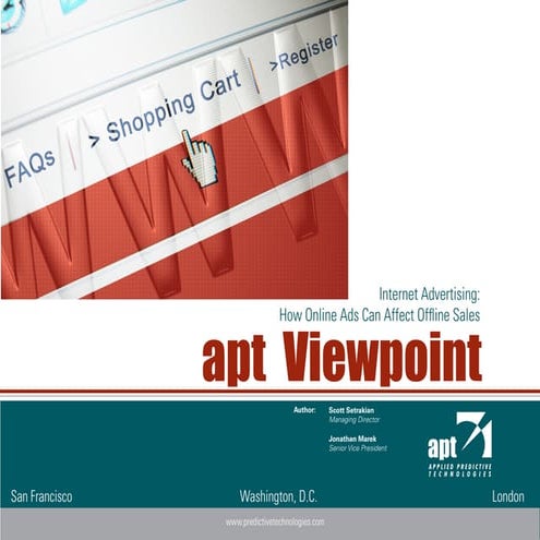 A P T  White  Paper    Internet  Advertising