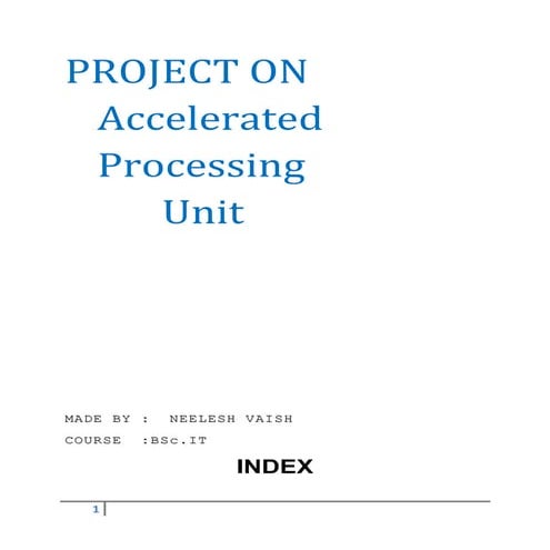 Apu fc & s project | DOCX