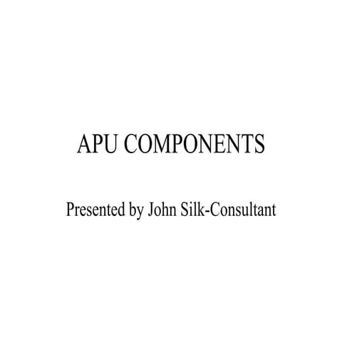 Apu Components