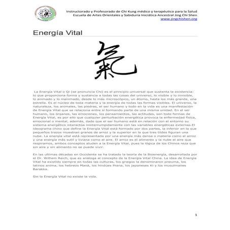Apunte 1 - Qi gong médico y terapéutico para la salud