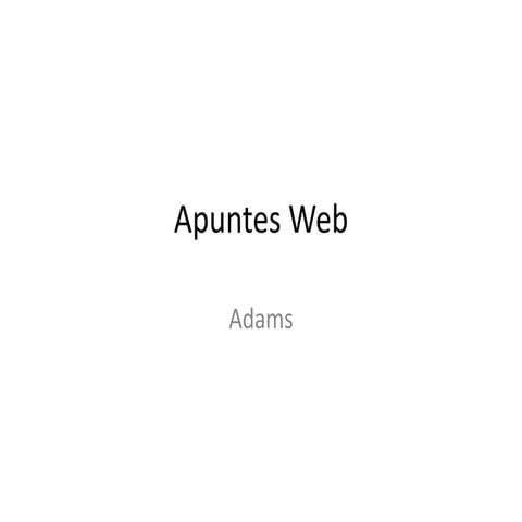 Apuntes