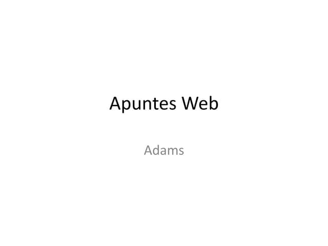 Apuntes