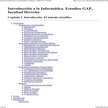Apuntes de introduccion a la informatica