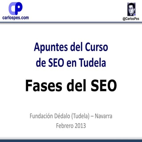 Apuntes Curso SEO Tudela - Febrero-2013
