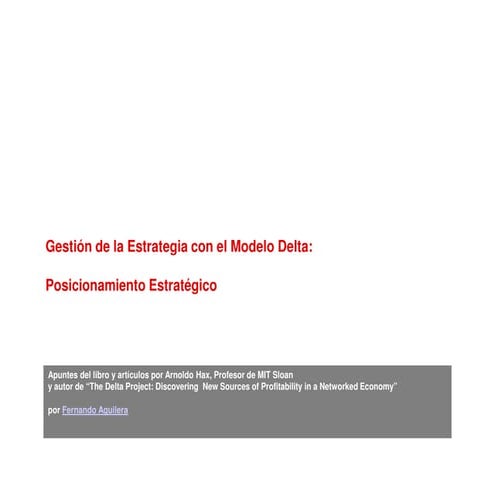 Apuntes Posicionamiento Modelo Delta