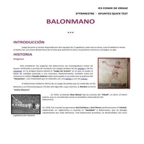 Apuntes balonmano quicktest