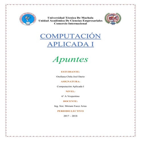 Apuntes clases de computación