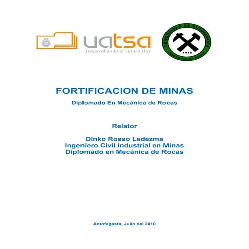 Apuntes curso fortificacion de minas