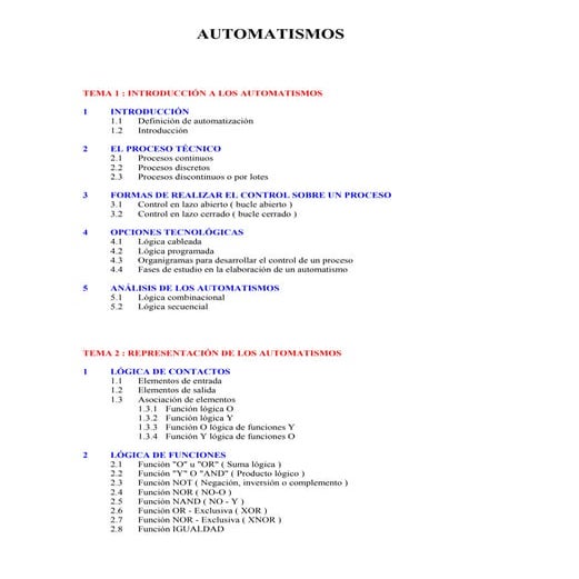 Apuntes de automatismos