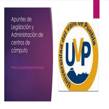 Apuntes de legislación y administración de centros iii