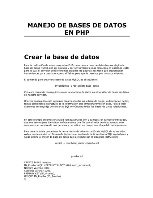 Apuntes php