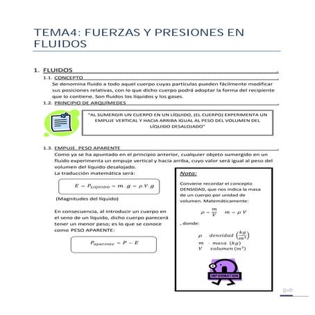 Apuntes presion ejercicios