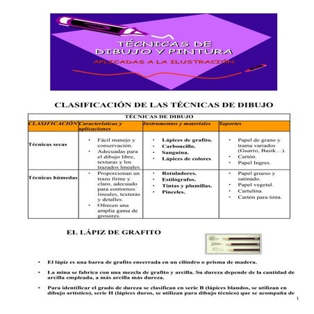 Apuntes técnicas gráfico-plásticas