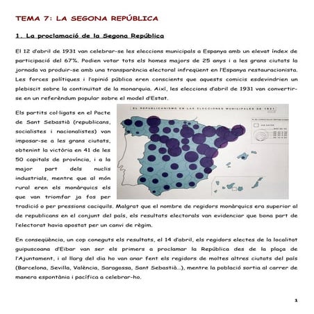 LA SEGONA REPÚBLICA