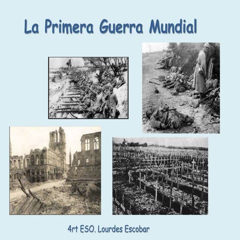 Primera Guerra Mundial. Apunts i activitats