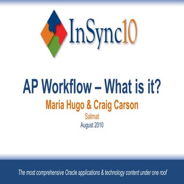 Ap workflow   what is it