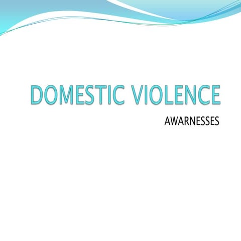 Domestic violence | PPT