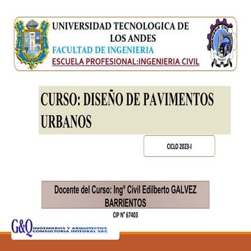 PAVIMENTOS DE LA INGENIERIA CIVIL Y DE LA ESCUELA PRFESIONAL