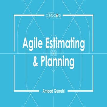 Agile Estimating & Planning by Amaad Qureshi