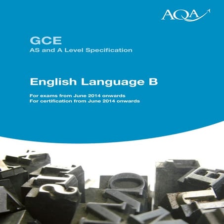 AQA English Language Markscheme