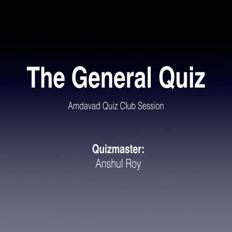 AQC General Quiz
