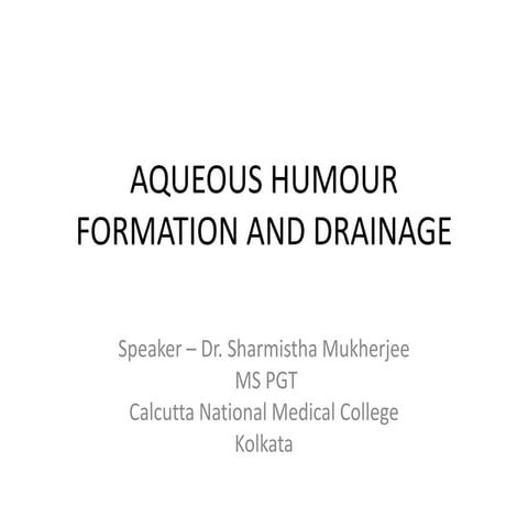 Aqueous production and drainage
