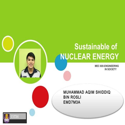 Sustainable of Nuclear Energy